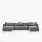 Acanva Luxury Modular Sectional Couch - Image 6