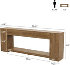 Epecoya 86-Inch Extra Long Console Table - Image 2