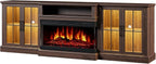 98" Farmhouse TV Stand with 36" Fireplace - Image 7
