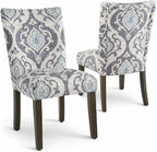 HomePop Parsons Classic Upholstered Accent Dining Chair, Suri Blue by HomePop