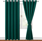 Blackout Curtains for Bedroom, 60 x 84 Inches Long, Hunter Green | Thermal - Image 8
