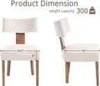 VESCASA Upholstered Dining Chairs Set of 2 - Image 7