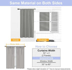 Simplebrand Ava Grey Blackout Extra Long 10ft Curtains - Image 8