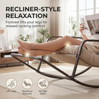 RADIATA 2pcs Rocking Lounge Chair, Indoor Outdoor Reclining Lounger - Image 9