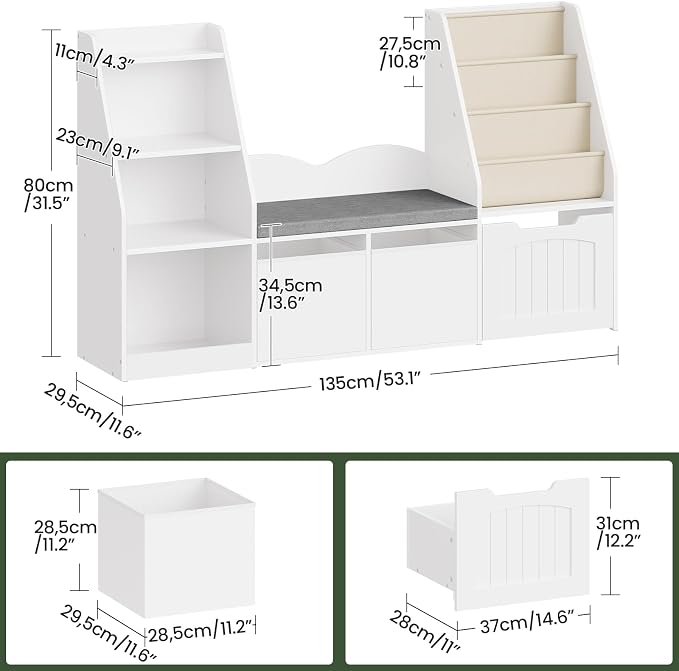 CHOEZON 53.1" Kids Bookshelf - Image 2