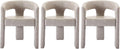 VESCASA Faux Leather Barrel Dining Chair by VESCASA