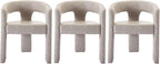 VESCASA Faux Leather Barrel Dining Chair by VESCASA
