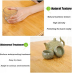 Foldable Bamboo Table, Japanese-Style Household Square Bamboo Table, Low Bamboo - Image 4