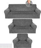 Peryiter 3 Pcs Couch and Loveseat Covers Set Sofa Cover by Peryiter