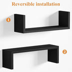 SRIWATANA Floating Shelves for Wall, Wall Shelves for Bathroom, Living Room - Image 5