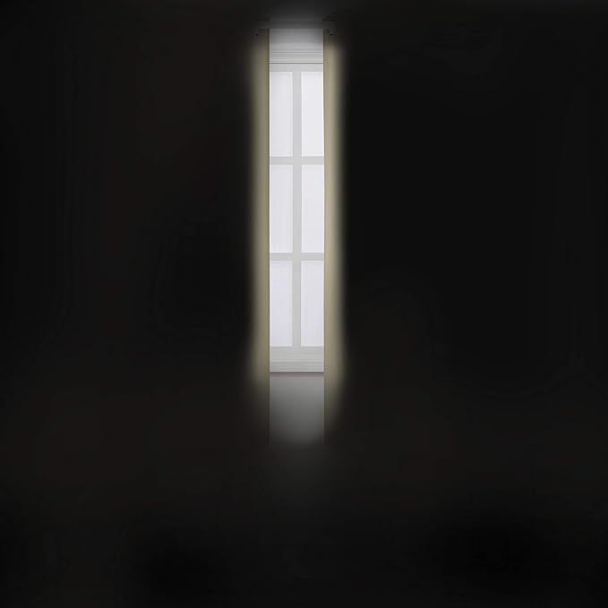 Beige Blackout Curtains 34 x 63 Inch Length/Set of 2 Curtain Panels/Thermal - Image 3