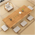 120cm Japanese Floor Table -Vintage Solid Wooden Tatami Table, Low Rectangular by Unknown