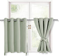 RV Blackout Curtains for Bedroom, 52 x 30 Inches Long Seafoam Green | Thermal by Hiasan