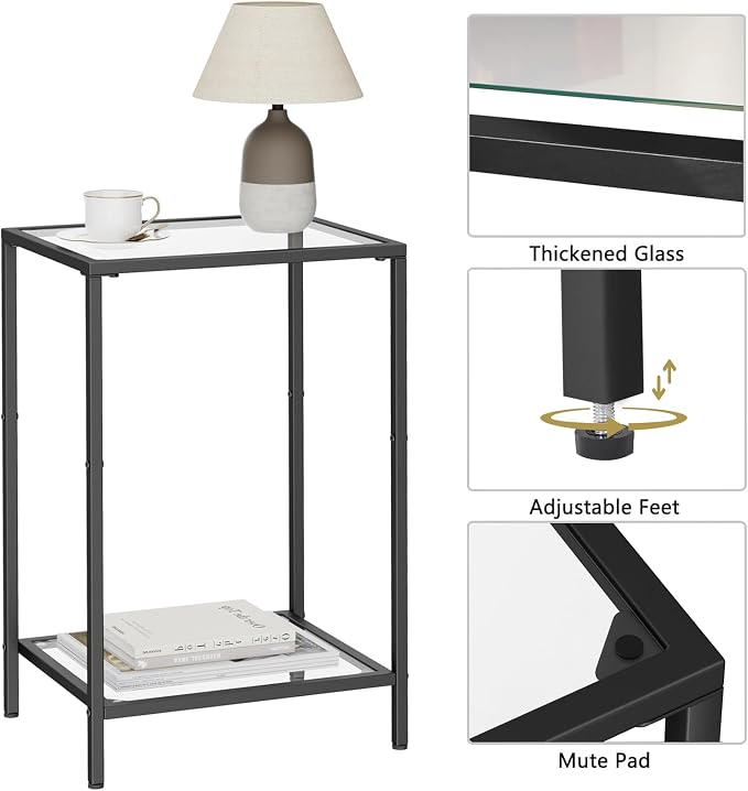 HOMSHO Side Tables Set of 2, End Tables - Image 5