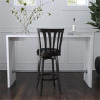 Hillsdale Savana Wood Bar Height Kitchen Stool, 29.5" High - Image 6