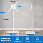 Swivel/Tilt Universal Floor TV Stand - Image 7