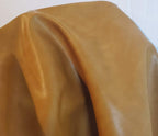 Caramel Light Tan Soft Faux Vegan PU Leather by the Yard Synthetic Pleather 0.9 - Image 3