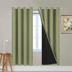 Yakamok Sage Blackout Curtains 72 Inches Long by Yakamok