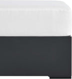 Modway Tahoe Aluminum Ottoman in Gray White - Image 6