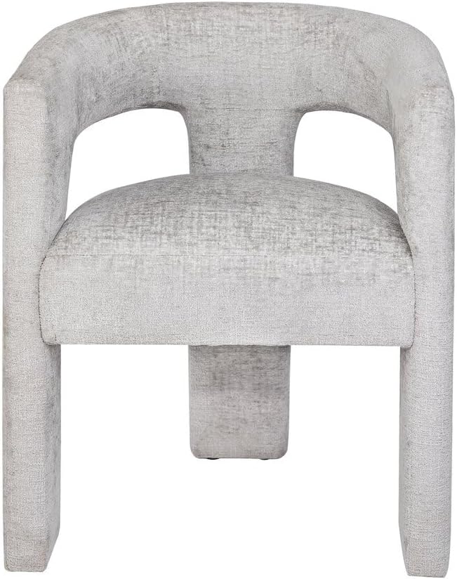 Jofran Gwen Jacquard Upholstered Accent Chair, Modern Luxury Plush Sculptural by Jofran+Inc.