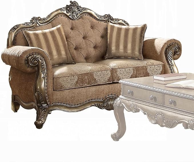 4-Piece Living Room Set Include Sofa w/ 5 Pillows, Loveseat w/ 2 Pillows - Image 5