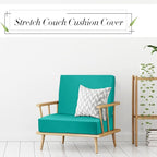 Newwiee 8 Pcs Stretch Patio Outdoor Cushion Covers Replacement, Fruit Green | 4 - Image 2