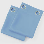 Blackout Curtains 40 x 63 inch/Sky Blue Curtains Set of 2 Panels/Thermal - Image 9