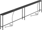 SUPERJARE 118.1 Inch Sofa Table by SUPERJARE