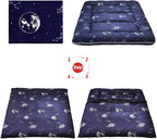 MAXYOYO Navy Space Adventure Japanese Floor Futon Mattress, Thicken Tatami Mat - Image 8