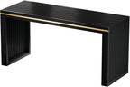 Bamboo Indoor Long Dining Bench, Outdoor Modern Wood Benches 35 Inch Bamboo by Unknown