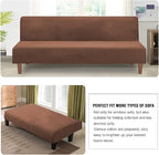 H.VERSAILTEX Real Velvet Futon Cover Armless Sofa Covers Sofa Bed Covers - Image 5