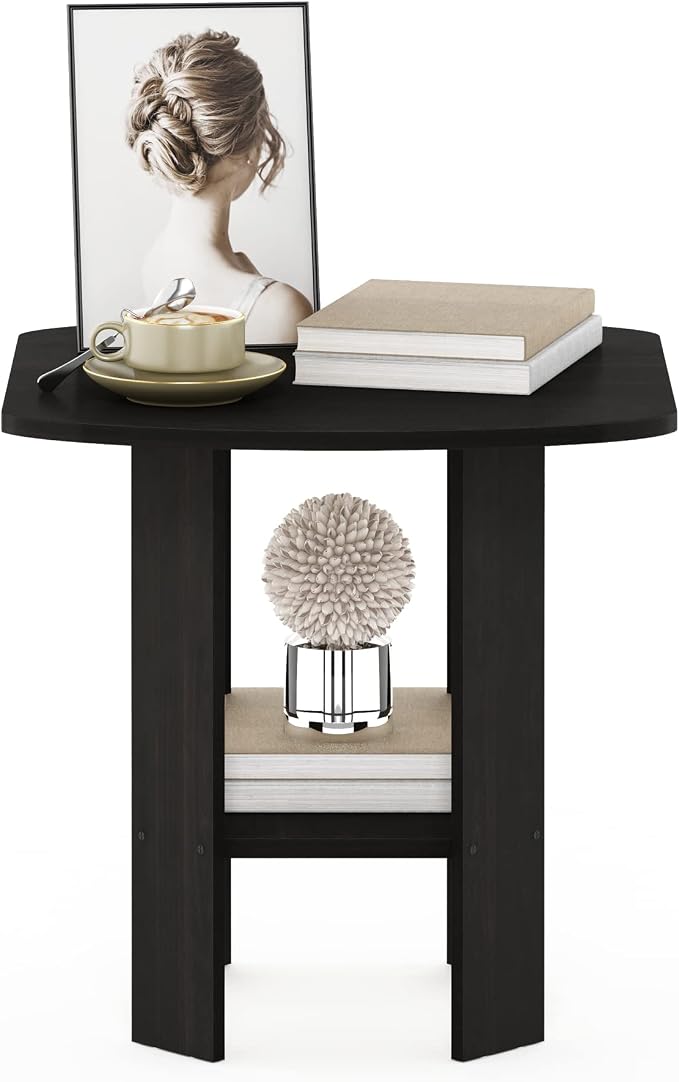 Furinno SIMPLE DESIGN Side Table, 2-Tier Modern End Table - Image 5