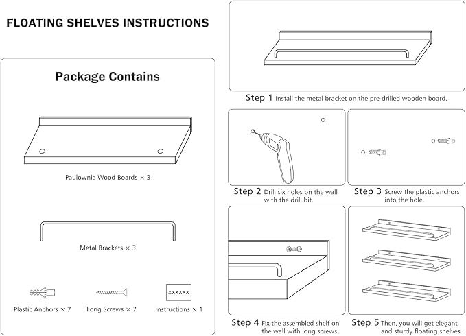 RYOFOBETTO Pink and White Floating Shelves, Kawaii Room Decor Wall Shelves - Image 7