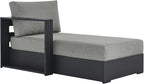 Modway Tahoe Aluminum Outdoor Chaise Lounge Gray - Image 3