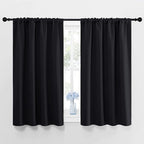 NICETOWN Black Out Short Curtain Panels by NICETOWN
