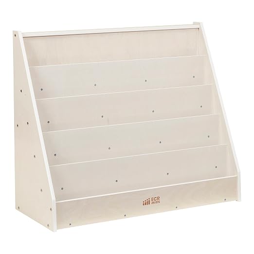 ECR4Kids Single-Sided Book Storage and Display, Montessori Furniture by ECR4Kids