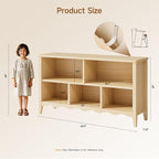 ONBRILL Montessori Shelf, 5 Cube Toy Storage Organizer - Image 2