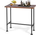 Rustic Dinner Table for Kitchen Dining Room 41.3inch Height Industrial by BOKKOLIK