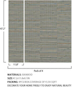 SINGULARWOOD Bamboo Wall Panel for Home Decor, Wall Cladding and Covering - Image 4