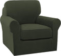 Turquoize 2 Piece Chair Covers Armchair Slipcovers by Turquoize