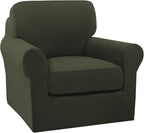 Turquoize 2 Piece Chair Covers Armchair Slipcovers by Turquoize