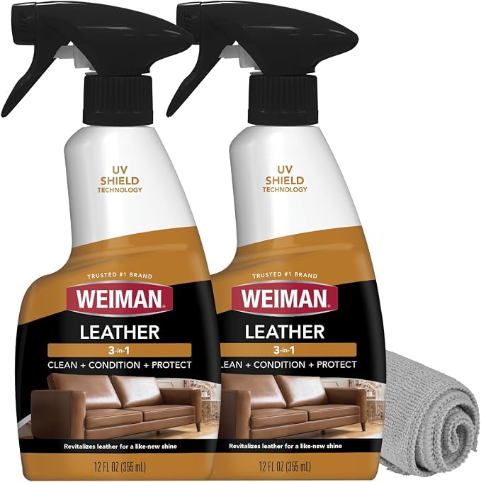 Weiman Leather Cleaner and Conditioner by Weiman