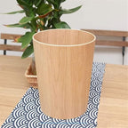 2.3 Gallons Wood Trash Can Wastebasket - Image 7