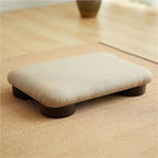 Japanese Tatami Low Stool, Wooden Footstool, Compact Bed Stool, Comfortable by Unknown