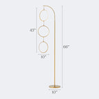 Brightech Nova 74 in. Antique Brass Industrial 3-Light LED Energy Efficient - Image 7