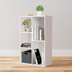 Amazon Basics 5 Cube Storage Organizer Bookcase, Sturdy Shelves - Image 2