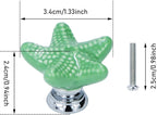Starfish Drawer Knobs Coastal Kitchen Cabinet Knos Beach Themeb Knob Ceramic - Image 2