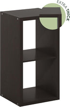 Furinno CUBICLE Book Shelf, 2-Cube Bookshelf, Extra Thick Frame Horizontally & - Image 6