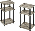Furinno Turn-N-Tube Storage Shelves, Stackable Standing Shelf, Open Corner Shelf by Furinno-FitsYourSpaceFitsYourBudget