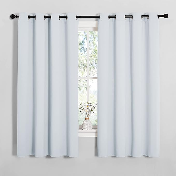 NICETOWN Room Darkening Draperies Curtains Panels, Window Treatment Thermal - Image 2